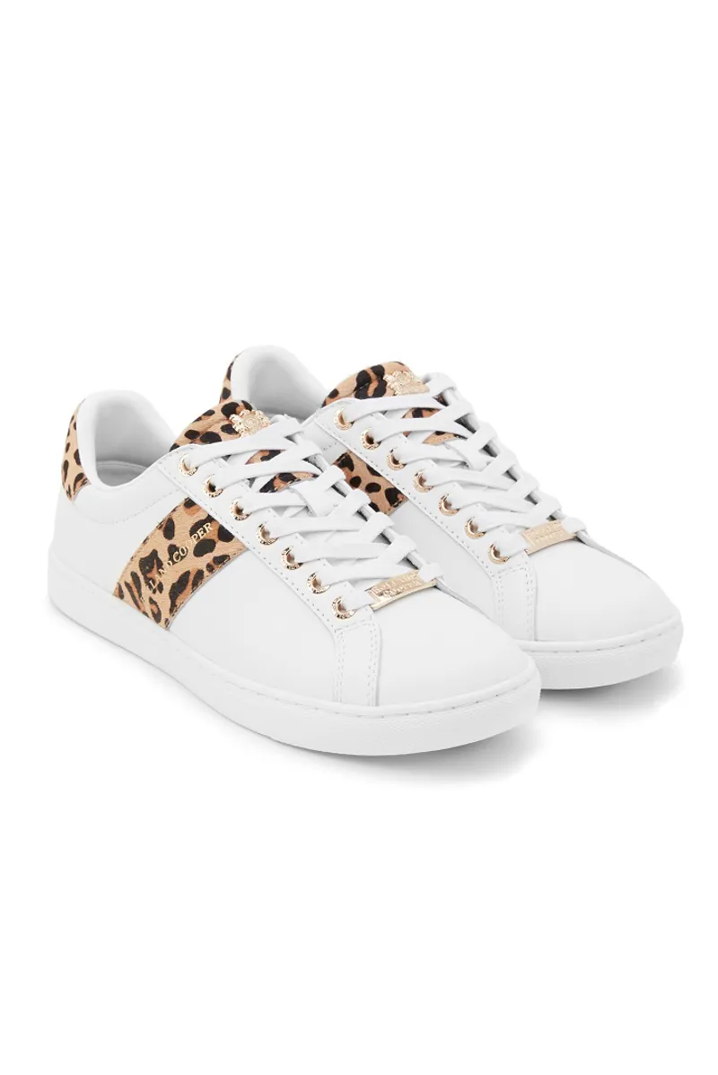 Holland Cooper Knightsbridge Court Trainer Ladies in Leopard-1